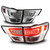 ANZO USA 311441 LED Light Bar Tail Lights Chrome Clear Lens for 11-13 Jeep Grand Cherokee