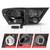 ANZO USA 311439 LED Light Bar Tail Lights Black Clear Lens for 11-13 Jeep Grand Cherokee
