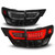 ANZO USA 311440 LED Light Bar Tail Lights Black Smoke Lens for 11-13 Jeep Grand Cherokee