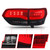 ANZO USA 311269 LED Tail Lights Red Smoke Lens Black Trim for 14-21 Jeep Grand Cherokee