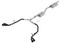 BORLA 140814CB Cat-Back Exhaust Touring Black Tips for 20-24 Jeep Gladiator JT 3.6L