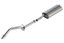 BORLA 140829 Climber Cat-Back Exhaust S-Type for 18-24 Jeep Wrangler Unlimited JL 3.6L