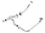 BORLA 60595 Loop Delete Y-Pipe for 12-18 Jeep Wrangler JK 3.6L