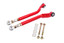 BMR TR110R Rear Toe Rods On-car Adjustable Rod Ends Delrin Bushing Combo Red for 06-23 Challenger, Charger, Magnum & 300