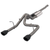 QTP 425018B Screamer Cat Back Exhaust Black Tips for 18-24 Jeep Wrangler JL 3.6L