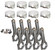 HHP Racing 392 6.4L HEMI Lower Compression Drop In 2618 Piston & Connecting Rod Set for Supercharged & Turbocharged Engines