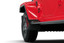 Rally Armor MF104-BLK-MBK Black Mud Flaps Metallic Black Logo for 20-24 Jeep Gladiator JT Rubicon & Mojave
