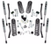 Superlift K186F 4" Standard Lift Kit with FOX 2.0 Shocks for 18-24 Jeep Wrangler JL 2-Door