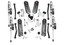 Superlift 18-22 Jeep Wrangler JL (NO Mojave) 4WD 4in. Dual Rate Coil Lift Kit w/Fox 2.0 Res Shocks