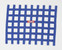 RaceQuip 721025RQP Ribbon Style Race Car Window Net non-SFI Blue 18" H x 18" W