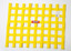 DISCONTINUED RaceQuip 725035RQP Ribbon Style Race Car Window Net SFI 27.1 Yellow 18" H x 24" W