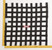 RaceQuip 726009 Ribbon Style Race Car Window Net SFI 27.1 Black 24" H x 24" W