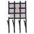 RaceQuip 822001RQP Mesh/Ribbon Hybrid Window Net with Mounting Straps SFI 27.1 Black 15" H x 18" W