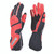 RaceQuip 356105RQP 356 Series Two-Layer Nomex Outseam Race Gloves SFI 3.3/5 Red Large