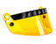 RaceQuip 204006RQP Helmet Face Shield Amber for PRO Helmets