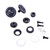 RaceQuip 205991RQP Face Shield Hardware Pivot Kit Black for PRO & VESTA Helmets