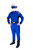 RaceQuip 130927RQP One-Piece Single-Layer Fire Suit Chevron Blue 2XL