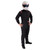 RaceQuip 91609049RQP One-Piece Multi-Layer Fire Suit Chevron Black Medium Tall