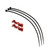 Oracle 4211-003 Illuminated Spare Tire Wheel Ring Third Brake Light Red 