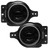 Oracle 5847-005 High Performance 20W LED Halo Fog Lights Amber for 18-24 Jeep Wrangler JL & 20-24 Gladiator JT Sport
