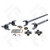 Yukon Gear & Axle YA W24168 Dana 44 4340 Chromoly Front Axle Kit with 1350 Joints 30 Spline for 07-18 Jeep Wrangler JK Rubicon