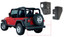Bushwacker 14004 Trail Armor Rear Corners for 97-06 Jeep Wrangler TJ & Unlimited with Flat or OEM Flares