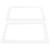 DEI 50154 Boom Mat Side Window Trim White for 11-18 Jeep Wrangler JK 2-Door