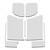DEI 50185 Boom Mat Headliner Kit White for 20-24 Jeep Gladiator JT