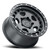 fifteen52 THDAB-178557-00 Turbomac HD 17x8.5 4.75" Backspace Asphalt Black Wheel for 07-18 Jeep Wrangler JK, 18-25 JL & 20-25 Gladiator JT