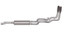 Gibson 6545 Dual Sport Cat-Back Performance Exhaust Aluminized for 06-07 Dodge Ram 1500 Mega Cab Short Bed 5.7L HEMI