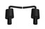 Gibson 617407B Dual Axle Back Performance Exhaust Stainless Black Elite for 14-21 Jeep Grand Cherokee 3.6L & 11-21 5.7L HEMI