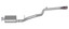 Gibson 617700 Single Cat-Back Performance Exhaust Stainless for 00-06 Jeep Wrangler TJ 4.0L & 00-02 2.5L with Short Arms
