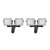 Go Rhino 730230T Cowl Cube Light Mounts for 18-25 Jeep Wrangler JL & 20-25 Gladiator JT
