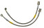 Goodridge 90-96 Jeep YJ (all models w/o ABS)  4-inch Extended SS Brake Lines