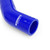 Mishimoto MMHOSE-XJ6-91BL Silicone Radiator Hose Kit Blue for 87-90 Jeep Cherokee XJ 4.0L