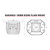 Rigid Industries 682153 Radiance+ Scene RGBW Flush Mount LED Lights