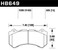 Hawk Performance HB649C.605 HPX Front Brake Pads for 12-21 Grand Cherokee 6.4L, 18-24 Durango 6.4L, 15-20 Challenger & Charger 6.2/6.4L Hawk Performance HB649C.605 HPX Front Brake Pads for 12-21 Grand Cherokee 6.4L, 18-24 Durango 6.4L, 15-20 Challenger & Charger 6.2/6.4L