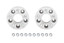 Eibach S90-4-30-007 Pro-Spacer 30mm Wheel Spacers for 07-18 Jeep Wrangler JK