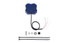 Diode Dynamics DD7433 Stage Series Blue LED Rock Light Bare Wire