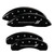 MGP 12204SDGOBK Caliper Covers Black with Durango // Logo for 11-26 Durango