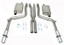 JBA 40-1600 2-1/2" Stainless Steel Cat Back Exhaust System for 05-10 Charger, Magnum R/T & 300C 5.7L
