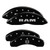 MGP 55001SRMHBK Caliper Covers Black with RAM/RAM Head Logo for 11-24 RAM 1500 & Classic