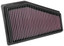 K&N 33-5089 High-Flow Original Lifetime Engine Air Filter for 19-23 Jeep Cherokee KL 2.4L & 19-22 3.2L