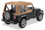 Bestop 79121-37 OEM Replace-A-Top with Clear Windows Spice Sailcloth for 97-02 Jeep Wrangler TJ