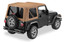 Bestop 79139-37 OEM Replace-A-Top with Tinted Windows Spice Sailcloth for 97-02 Jeep Wrangler TJ