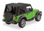 Pavement Ends 51197-15 Replay OEM Replacement Soft Top with Tinted Windows & Upper Door Skins Black Denim for 97-06 Jeep Wrangler TJ