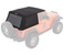 Bestop 07-18 Jeep Wrangler JK 2-Door Trektop Glide (Black Diamond)