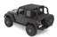 Bestop 53900-35 Halftop Soft Top Black Diamond for 07-18 Jeep Wrangler JK 2-Door