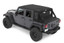 Bestop 07-18 Jeep Wrangler JK 4-Door Halftop Soft Top (Premium Black Twill)