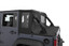 Bestop 07-18 Jeep Wrangler JK 4-Door Halftop Soft Top (Black Diamond)